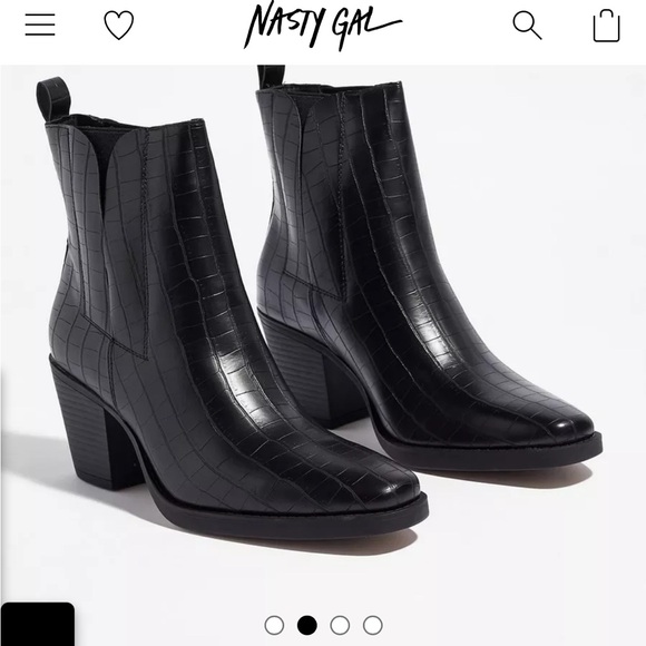 Black Ankle Booties - Picture 7 of 7